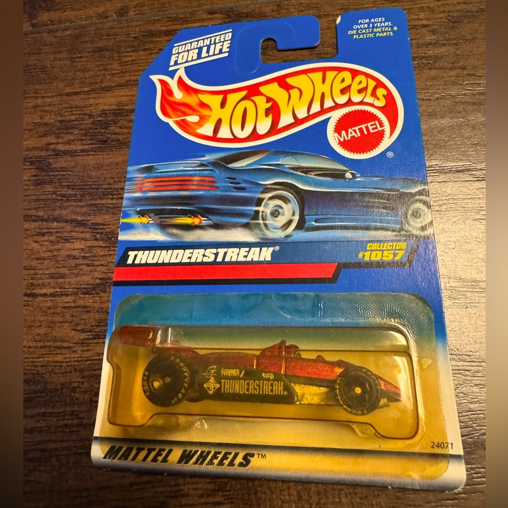 Vintage Hot Wheels Thunderstreak Collector #1057 Rare Formula 1 Metalflake
